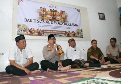Ramadhan Berkah : Polres Mojokerto Kota Gelar Baksos dan Bukber di Panti Asuhan