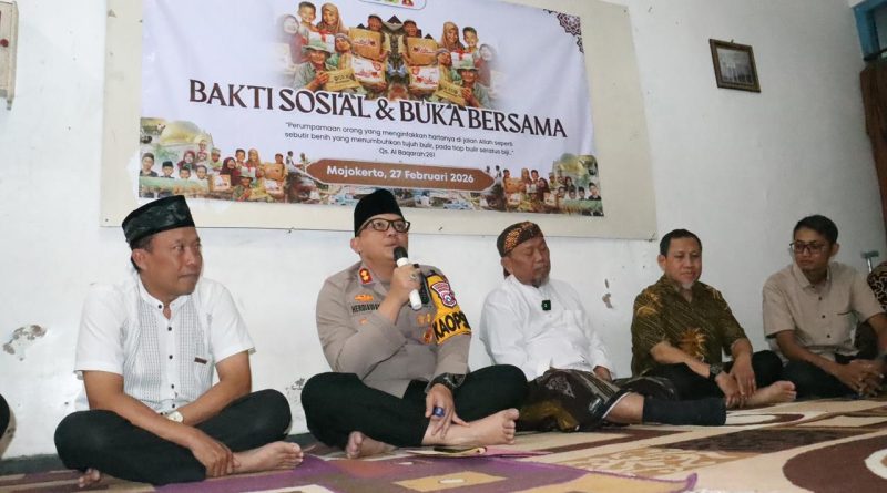Ramadhan Berkah : Polres Mojokerto Kota Gelar Baksos dan Bukber di Panti Asuhan