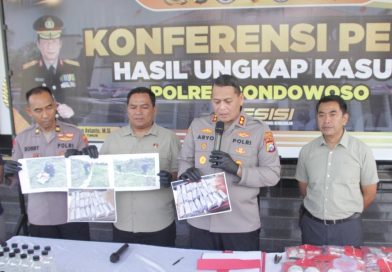 Polres Bondowoso Libatkan Gegana Brimob Polda Jatim Musnahkan 25 Kg Bubuk Mercon