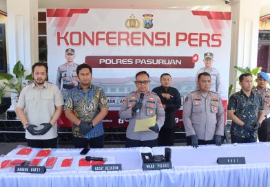 Polres Pasuruan Amankan 5 Tersangka Kasus Tambang Andesit Ilegal di Purwosari