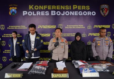 Polres Bojonegoro Ungkap Dua Kasus Curanmor, Dua Tersangka Diamankan