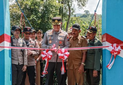 Kapolres Jember Resmikan Jembatan Merah Putih Presisi, Akses Warga di Dua Kecamatan Jadi Lebih Aman