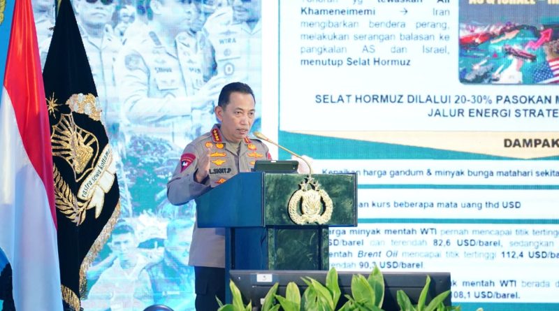 Buka Rakernis Reskrim, Kapolri Instruksikan Ciptakan Rasa Aman dan Keadilan untuk Masyarakat