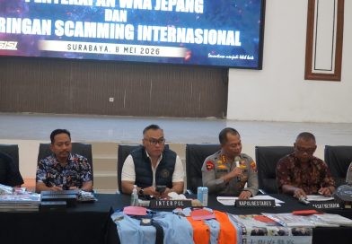 Polrestabes Surabaya Bongkar Markas Scaming Jaringan Internasional 44 Orang Diamankan