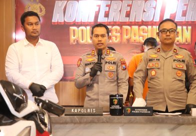 Polres Pasuruan Ungkap 3 Kasus Kejahatan Jalanan, Tersangka Begal Diamankan