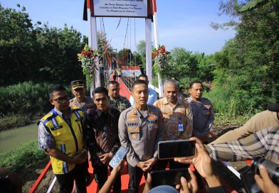 Polres Madiun Resmikan Jembatan Merah Putih Presisi, Akses Warga Kini Lebih Aman