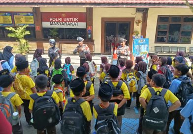 Polsanak: Polres Blitar Edukasi Pelajar Berbudaya Tertib Sejak Dini
