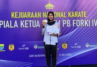 Bripda Salma Aulia, Polwan Ditpolsatwa Baharkam Polri Borong Medali di Kejurnas Karate PB FORKI 2026