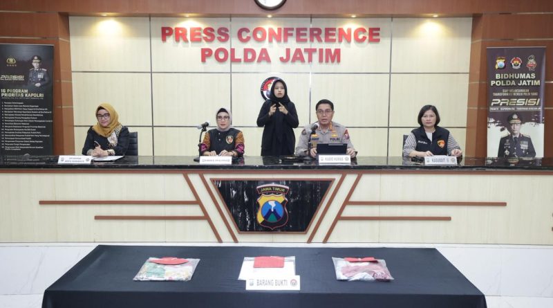 Polda Jatim Amankan Tersangka Kasus Kekerasan Seksual Dua Anak Dibawah Umur