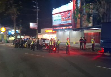 Patroli Malam Minggu Polres Pasuruan Kota Sasar Titik Rawan Balap Liar dan Kriminalitas