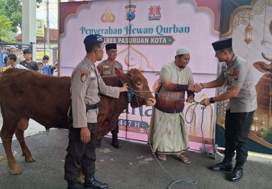 Wujud Kepedulian Sosial di Momentum Idul Adha 1447 H, Polres Pasuruan Kota Distribusikan Puluhan Hewan Qurban kepada Pondok Pesantren dan Masyarakat