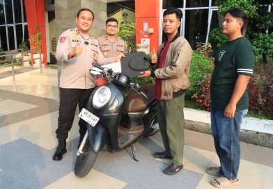 Polres Gresik Kembalikan 3 Motor Korban Curanmor dan Begal Tanpa Biaya