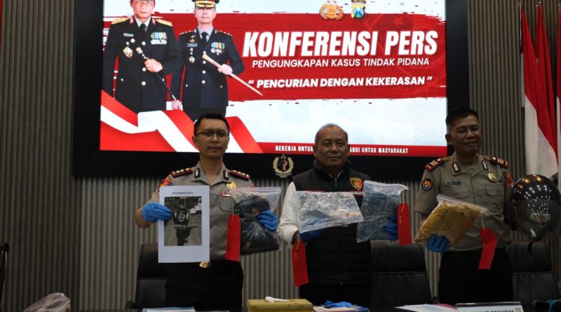 Polres Trenggalek Amankan Jambret Perhiasan, Tersangka Lima Kali Masuk Bui