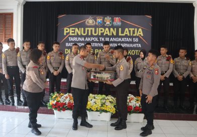 Kapolres Pasuruan Kota Pimpin Penutupan Latja Taruna Akpol Tingkat III Angkatan 58
