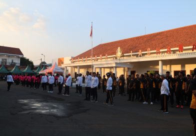 Polres Pasuruan Kota Gelar Olahraga Bersama Sambut Hari Bhayangkara Ke-80 Tahun 2026