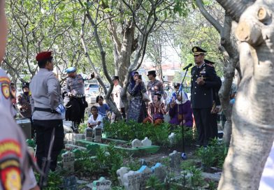 Polres Pasuruan Kota Laksanakan Upacara Pemakaman Kedinasan AIPTU Efendi, S.H.