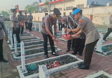 Jelang Hari Bhayangkara ke-80, Polres Pasuruan Kota Gelar Ziarah Rombongan di TMP Kota Pasuruan