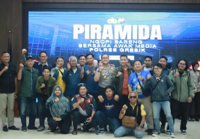 Polres Gresik Gelar Piramida, Perkuat Sinergi Melalui “Ngopi Bareng Media”
