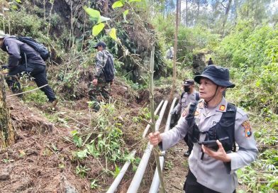 Polres Magetan dan Perhutani Perkuat Mitigasi Karhutla di Cemorosewu, Bangun Ilaran Api Sejauh 1,8 Km