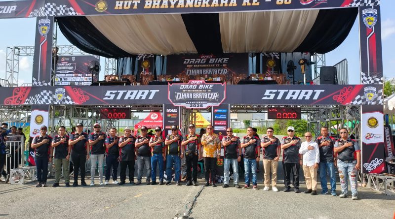 Gas di Sirkuit, Bukan di Jalan! Open Drag Bike Dhira Brata Cup Championship 2026 Resmi Dibuka di Samarinda dalam Rangka Hari Bhayangkara ke-80