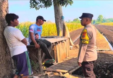 Perkuat Sinergi dengan Petani, Bhabinkamtibmas Polsek Pohjentrek Dukung Swasembada Pangan