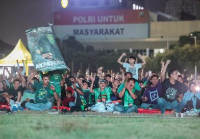 Polda Jatim Gelar Nobar Final Piala Presiden 2026, Ribuan Bonek Mania Dukung Persebaya dari Lapangan Mapolda