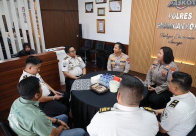 Kapolres Pasuruan Kota Terima Kunjungan Silaturahmi Kalapas Kelas IIB Pasuruan